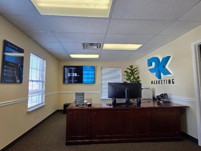 DK Marketers office lobby in Louisville, Kentucky